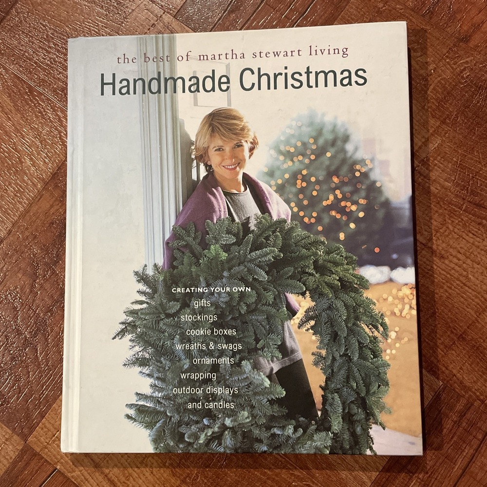 Handmade Christmas Martha Stewart Book Hardcover Holidays Hardcover